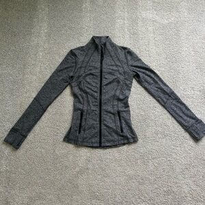 Discontinued Lululemon Define Nulu Jacket in Heather Gray